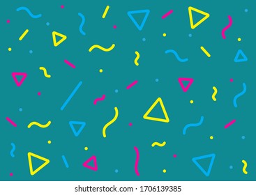 élément vectoriel Confetti Motif Harmonieux. Arrière-Plan Abstrait Harmonieux De Design Rétro. Arrière-Plan Vectoriel avec Saupoudrées. Illustrateur vectoriel