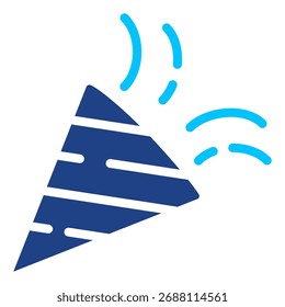 Confetti Simple Vector Icon Collection