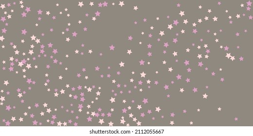 Confetti star. Falling stars. Flying stars illustration. Decorative element. Suitable for your design, postcards, invitations, gift, vip.