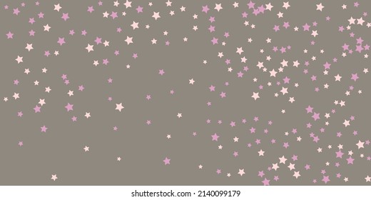 Confetti star. Falling stars. Flying stars illustration. Decorative element. Suitable for your design, postcards, invitations, gift, vip.