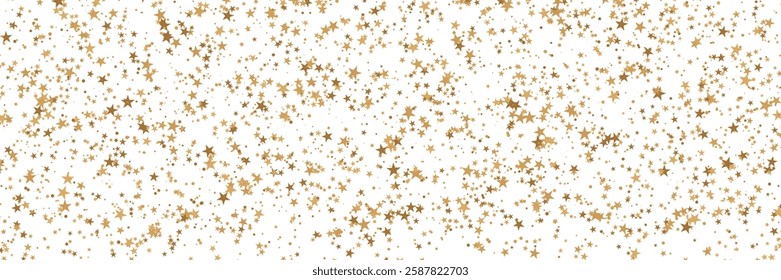 Confetti stars background for Christmas time