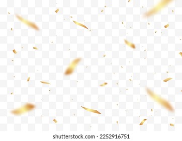 Confetti Vector Background. Party Design With Colorful Confetti. 