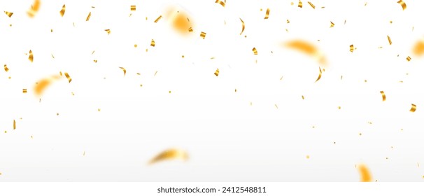 Confetti vector banner background. Anniversary. Grand Opening Card luxury greeting rich. frame template. celebration. Holiday. birthday.