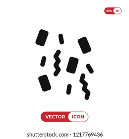 Confetti vector icon