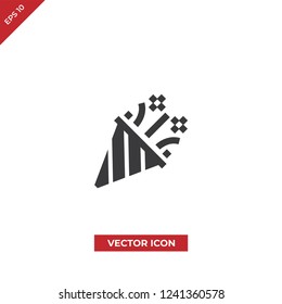 Confetti vector icon 