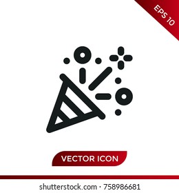 Confetti vector icon