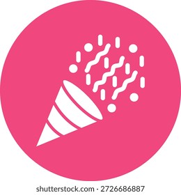 Ilustración de diseño de icono de Vector de confeti