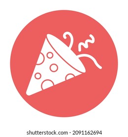 Confetti vector icon  Isolated Vector icon which can easily modify or edit
