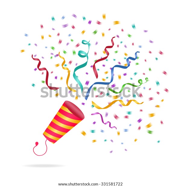 Confetti Vector Illustration Stock Vector (Royalty Free) 331581722 ...