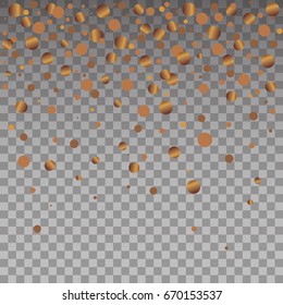Confetti, vector illustration, for web, print, birthday, party