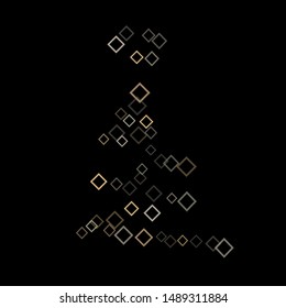 Confetti wallpaper minimal geometric cover template of isolated elements.Future geometric template confetti wallpaper. Used as print, backdrop, template, texture, background, wallpaper, banner