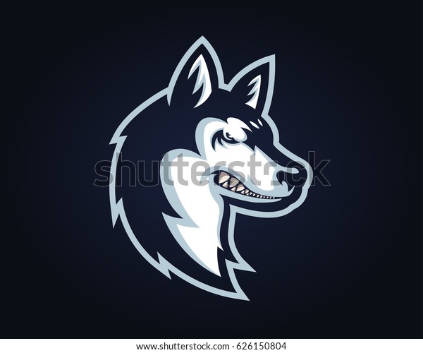 Confidence Angry Dog Breed Character Logo Stock Vector (Royalty Free ...