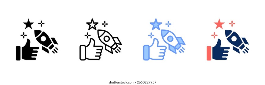 Confidence Boost icon sheet multiple style collection