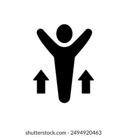 confidence concept line icon. Simple element illustration. confidence concept outline symbol design.