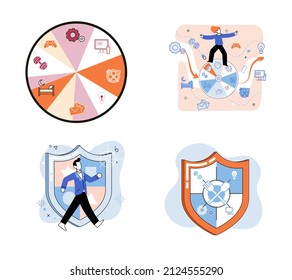 Confidence concept. Person has private conversation metaphor. Confidential communication. Trust property, reassuring partnerships, conviction. Protection of intellectual property. Confidential data
