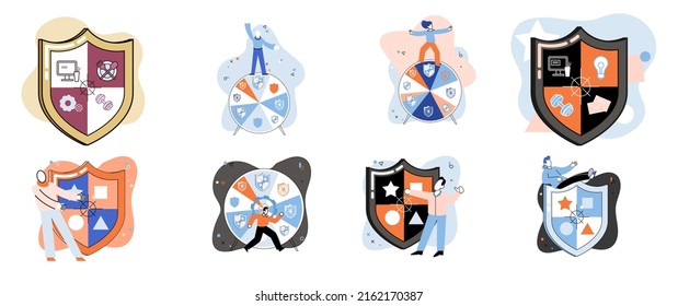 Confidence concept. Person has private conversation metaphor. Confidential communication. Trust property, reassuring partnerships, conviction. Protection of intellectual property. Confidential data