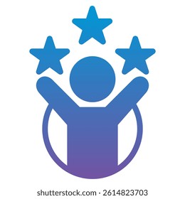 Confidence Icon Element For Design