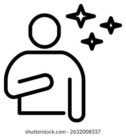 Konfidenzsymbol, Linie, Vektorgrafik