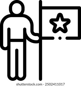 confidence icon. Thin Linear Style Design Isolated On White Background