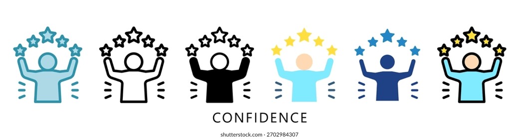 Symbol für Vertrauensminiillustrationen. Für moderne Konzeption, Print, UI, UX-Kit, Web- und App-Entwicklung. Vektor in Bezug auf Business Finance, Management und mehr