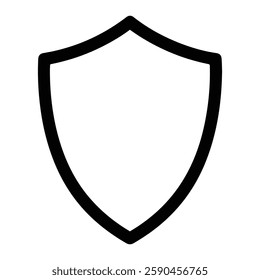 Confidence Shield Icon Representing Business Trust, Cybersecurity, and Personal Data Protection