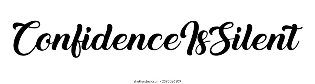 confidence is silent text on white background.