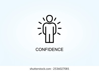 Confidence Vector Or Logo Sign Symbol Illustration
