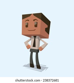 confident Businessman, vector