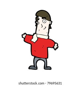 Confident Cartoon Man Stock Vector (Royalty Free) 79695631 | Shutterstock