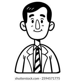 Confident Man with a Subtle and Friendly Smile