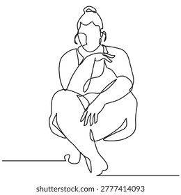 Confident Plus Size Woman