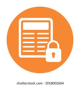 Icono de archivo confidencial que puede modificar o editar fácilmente
