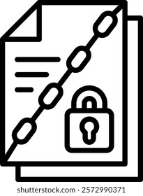Confidential Icon Element For Design