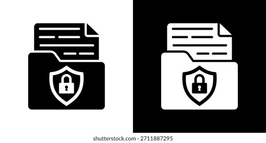 Ilustración vectorial de iconos confidenciales. Diseño De Estilo Plano Creado Para Una Flexibilidad Creativa En Versiones Claras Y Oscuras.