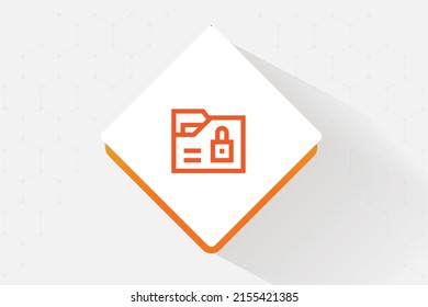 Confidential Informant Database Icon Vector Design