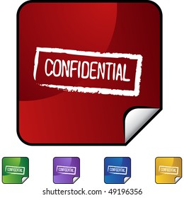 Confidential Ink Stamp