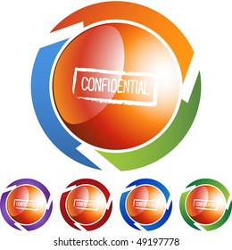 Confidential Ink Stamp