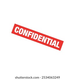 Confidential Letter Rubber Stamp Template