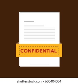 Confidential And Private Document Office Information Protection