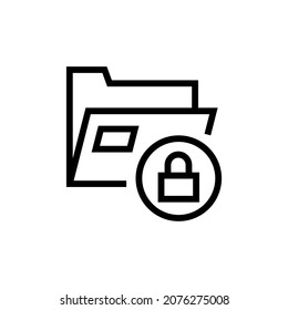CONFIDENTIAL PROJECT icon in vector. Logotype