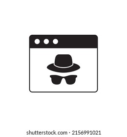 Confidential security system icon in black flat glyph, filled style isolated on white background
