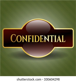 Confidential shiny emblem