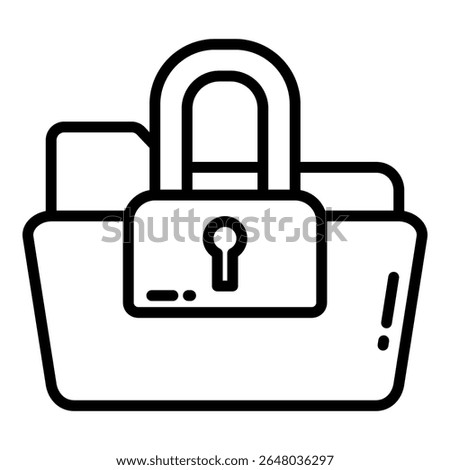 Confidential Simple Vector Icon Collection