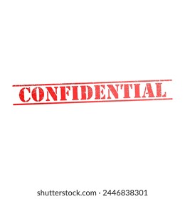 confidential stamp vector design background