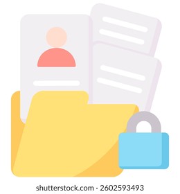 Confidentiality Icon Element For Design And Vector