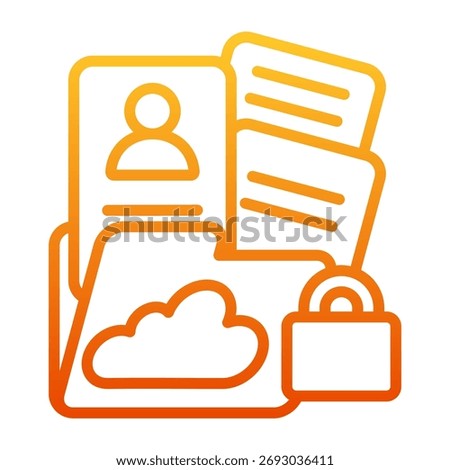 Confidentiality Icon Element For Design And Vector