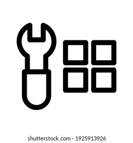 config icon or logo isolated sign symbol vector illustration - high quality black style vector icons
