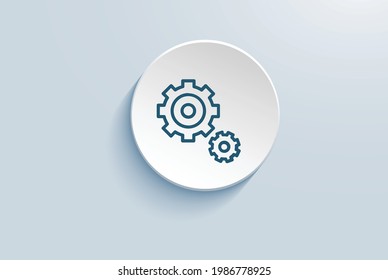 configuration analyst icon vector design