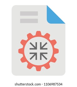 
A configuration file icon also known as INI file
