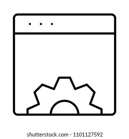 configuration gear window 